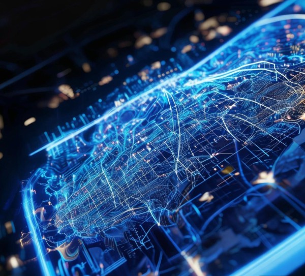 科技动态地图，以蓝色为底色的科技演进可视化新视角——科技动态地图蓝色背景图解析与价值探讨