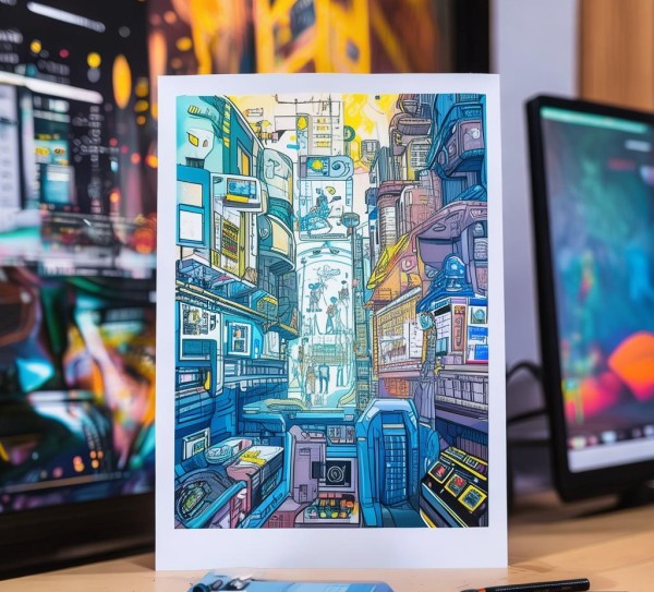 科技赋能手抄报，4k纸上绘就科技创新的青春画卷