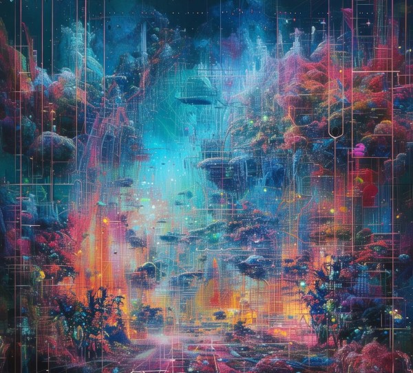 科技赋能艺术新篇，荣获科技与创新绘画一等奖作品的深度解析与时代意义