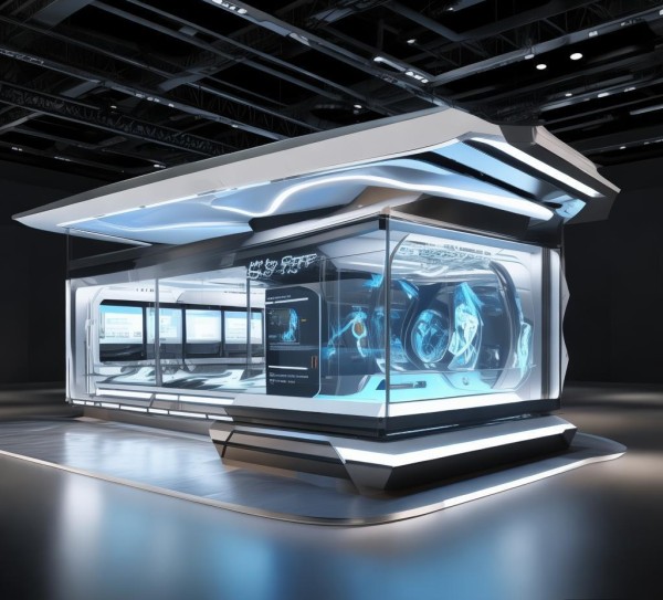 科技动态展台效果图设计与制作全解析，从概念到成品的实用指南