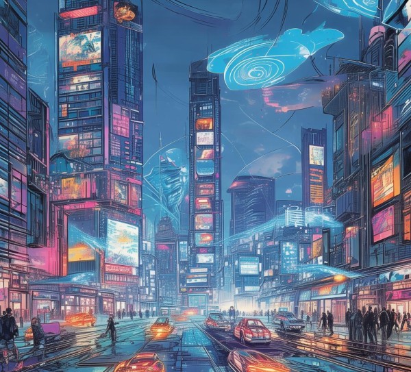 未来科技动态漫画高清，探索未来世界的视觉盛宴与科技融合